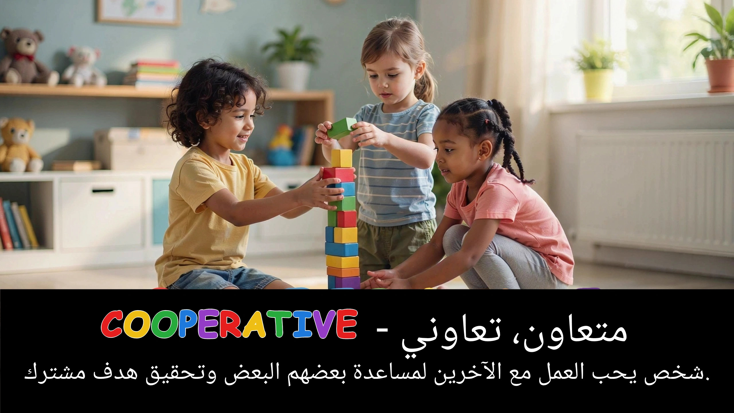 Arabic Illustration for cooperative
